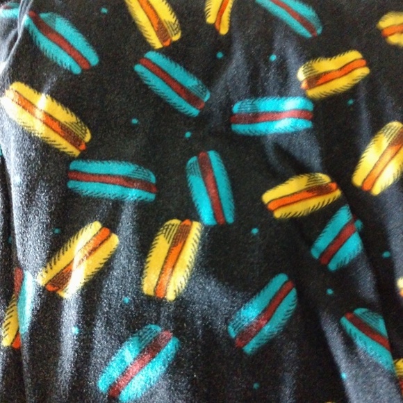 LuLaRoe Leggings candy popsicles macaroon feathers - Picture 8 of 8